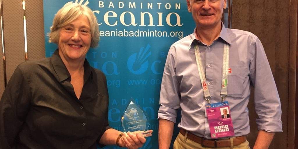 Geraldine Brown, presented with OSFO Order of Merit