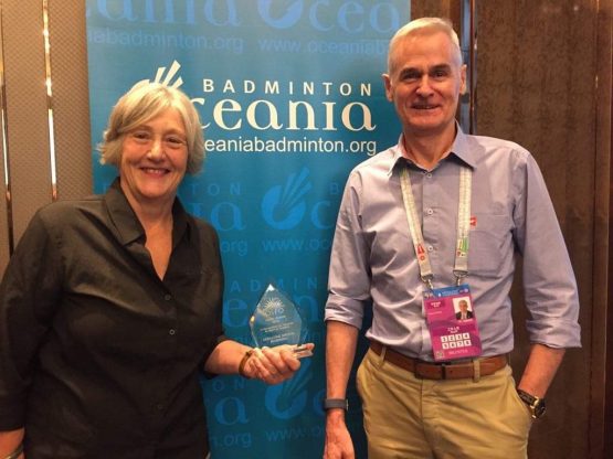 Gearldine OSFO award Geraldine Brown, presented with OSFO Order of Merit