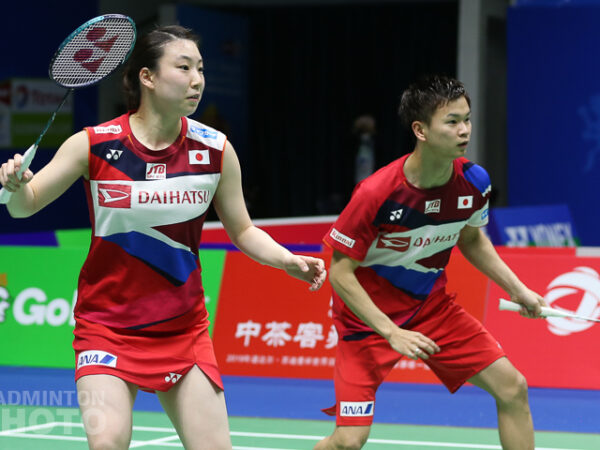 Yuta Watanabe and Arisa Higashino