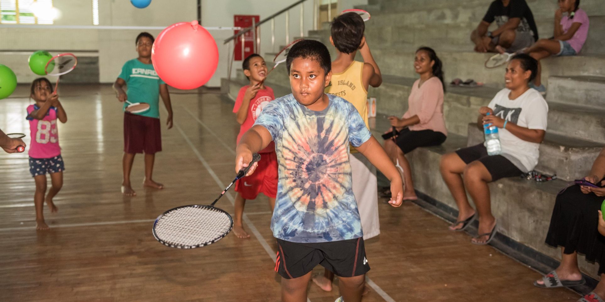 Kiribati Only country in the world to play badminton across all four hemispheres