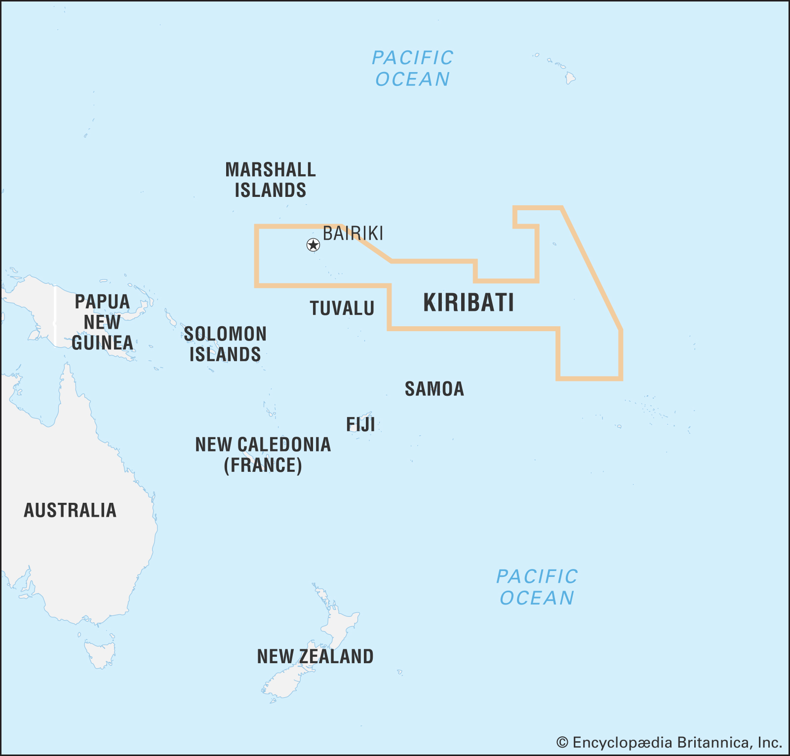 Kiribati Only country in the world to play badminton across all four