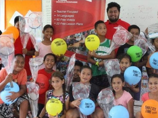 Tinomana, back row red tshirt