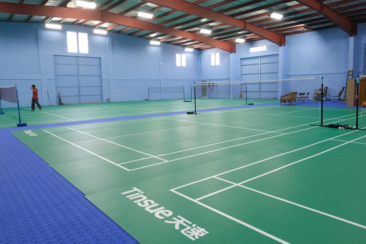 Badminton facility nears completion in Barrigada, Guam