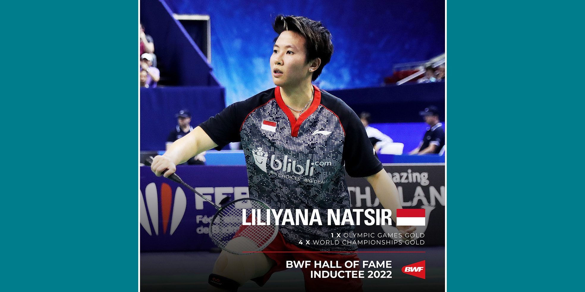 Liliyana Natsir Announced as BWF Hall of Fame Inductee 2022