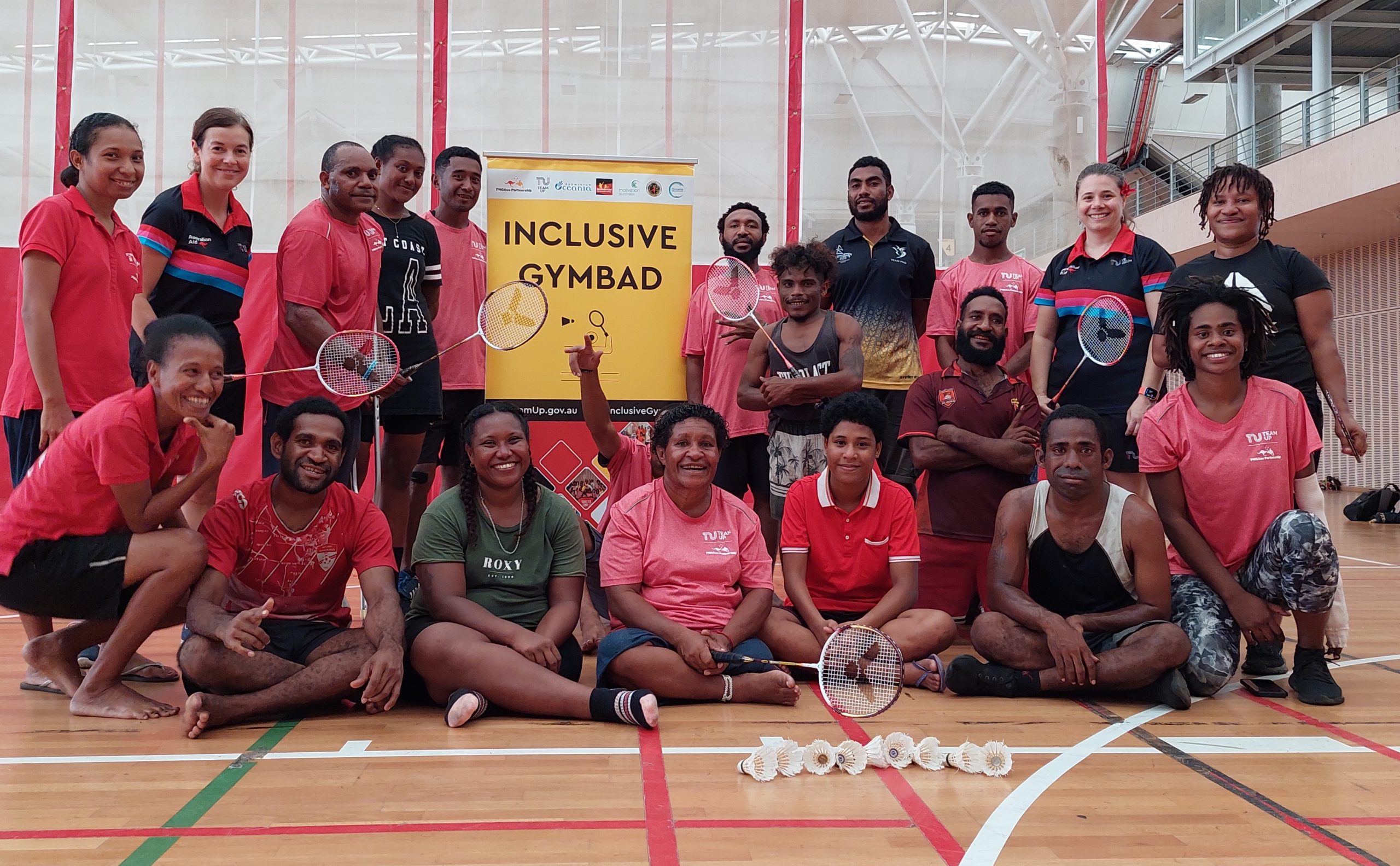Shuttle Time Delivered Through Inclusive GymBad Programme In Papua New Guinea