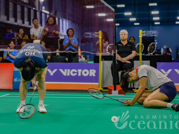 VICTOR Oceania Women's singles finalists push their bodies to the limit