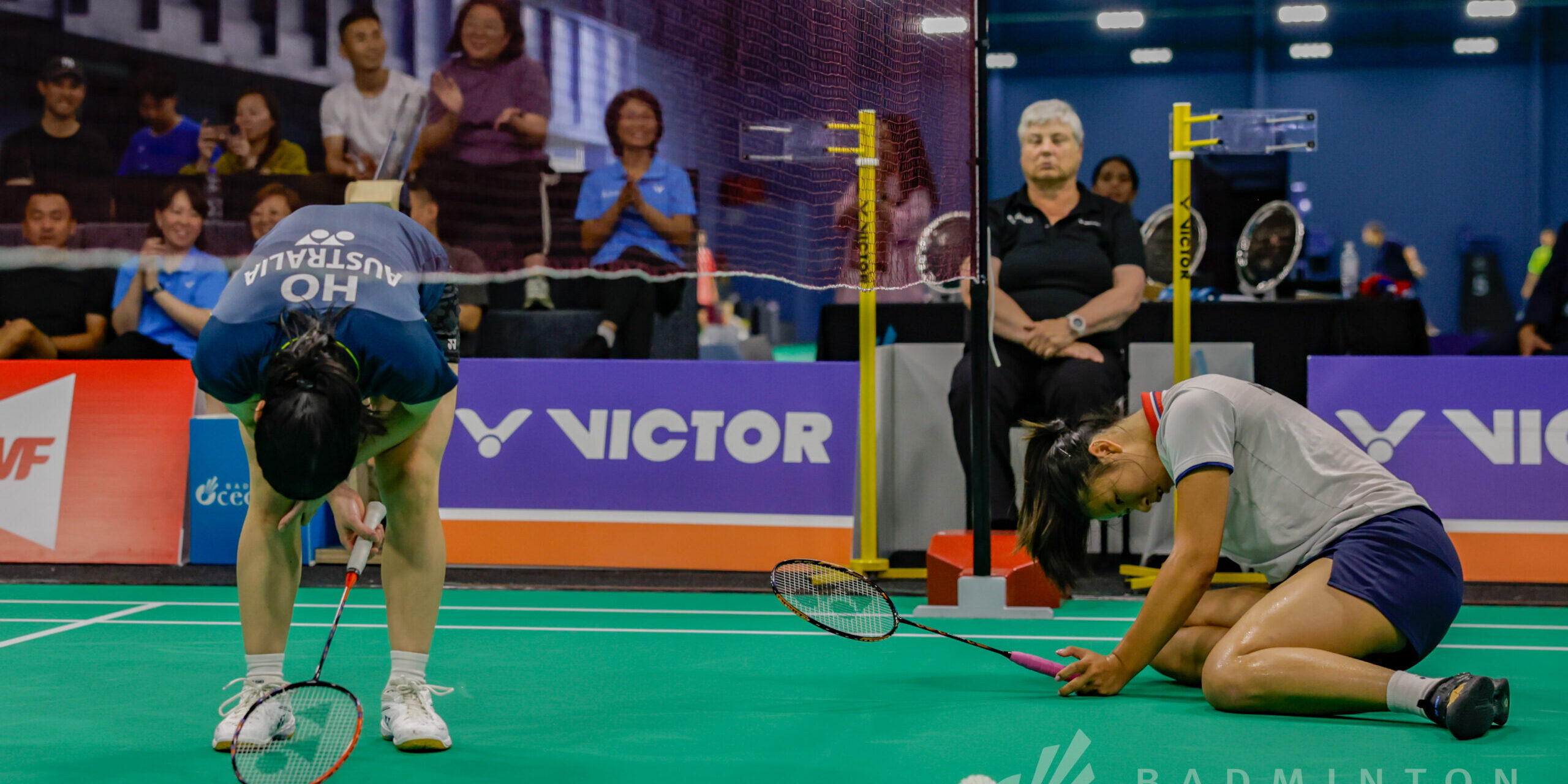 VICTOR Oceania Women's singles finalists push their bodies to the limit