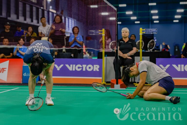 VICTOR Oceania Women's singles finalists push their bodies to the limit