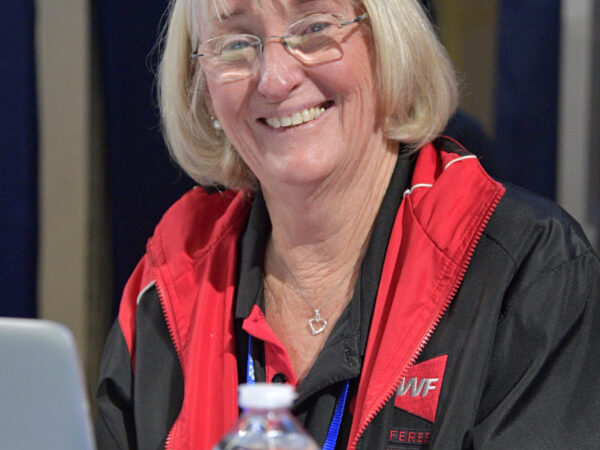 Jane smiles at camera