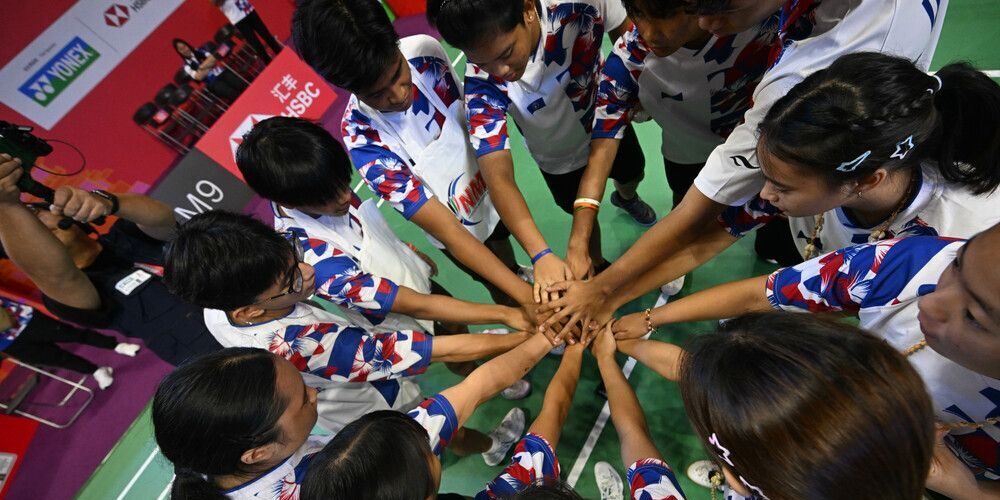 b_20241002_0916_WorldJuniorMixedTeamChampionships2024_BPMC1121 Northern Marianas Prepares for Badminton Game