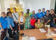 workshop attendees smile for photo