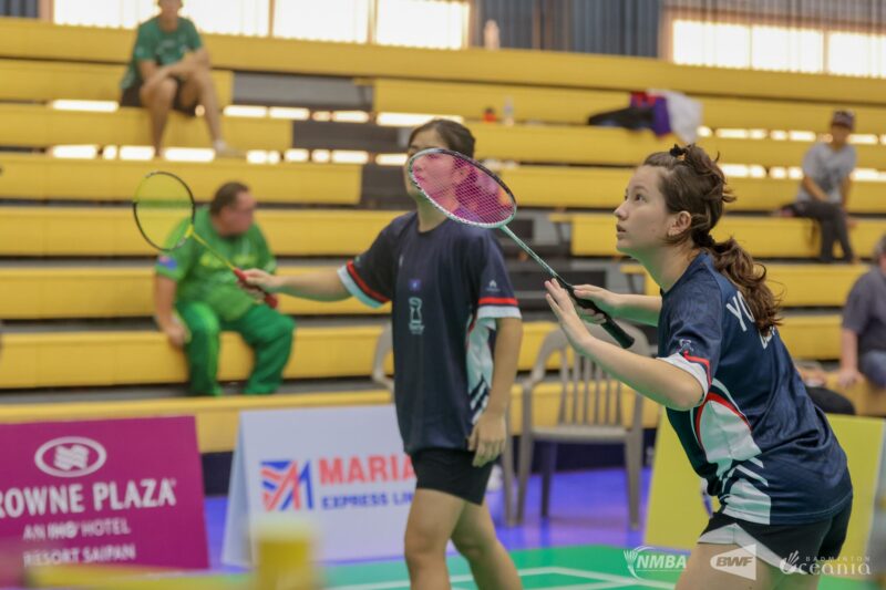 guam badminton players ready to return serve