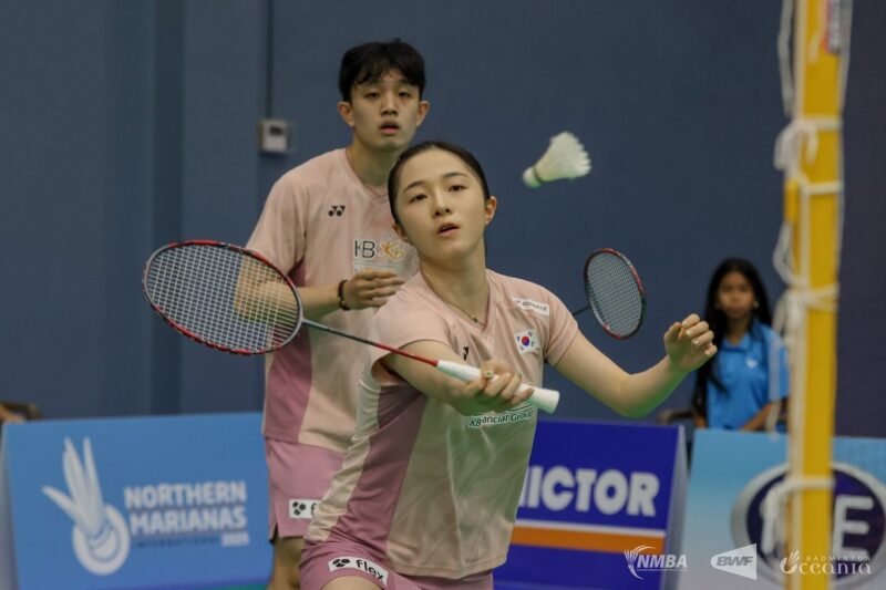 Korea mixed doubles played