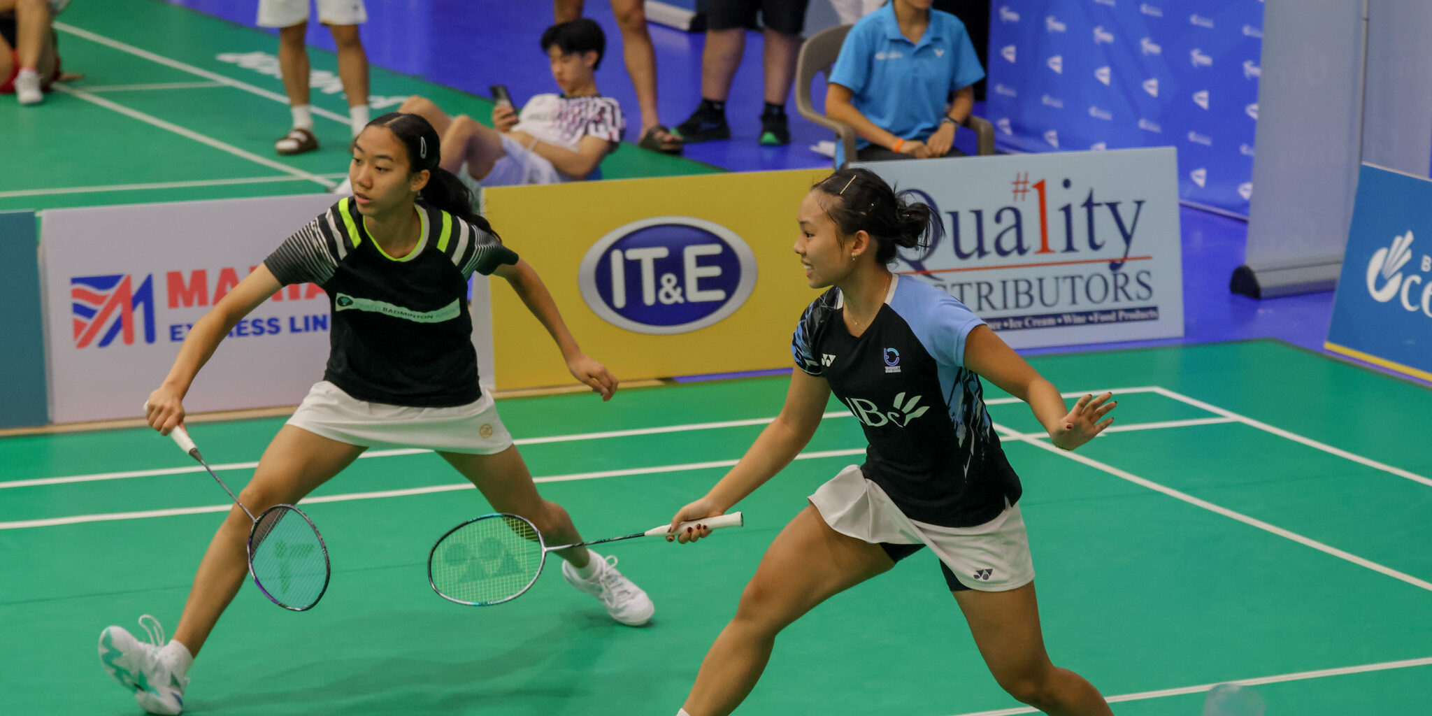 maureenmimi1 Mimi Ngo and Maureen Wijaya in their semi final