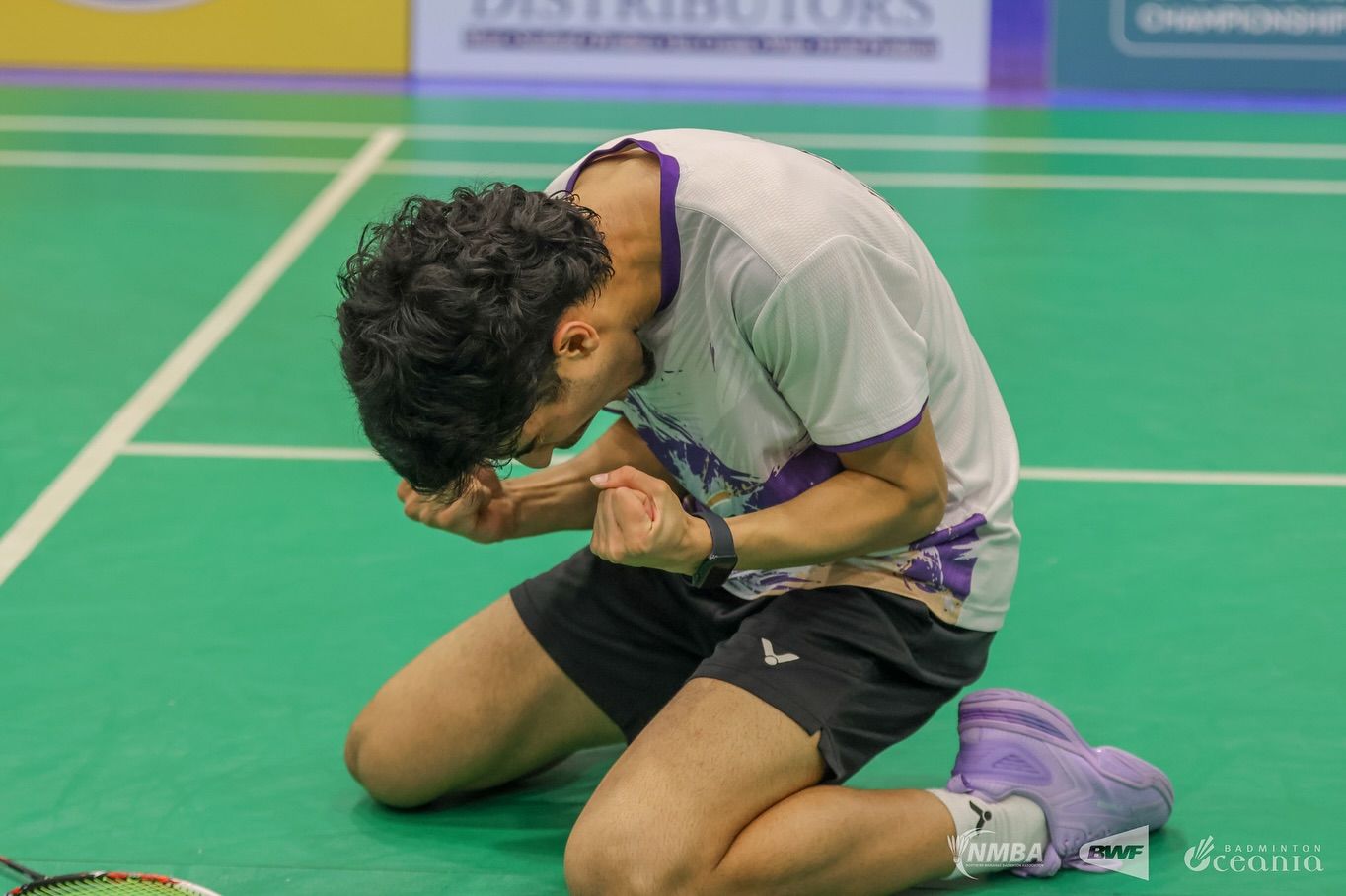 shrey4 Shrey celebrates becoming champion