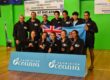 Fiji mixed badminton team poses with medals