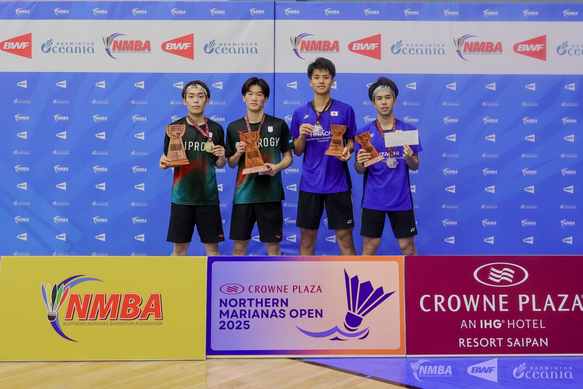 men's doubles finals players