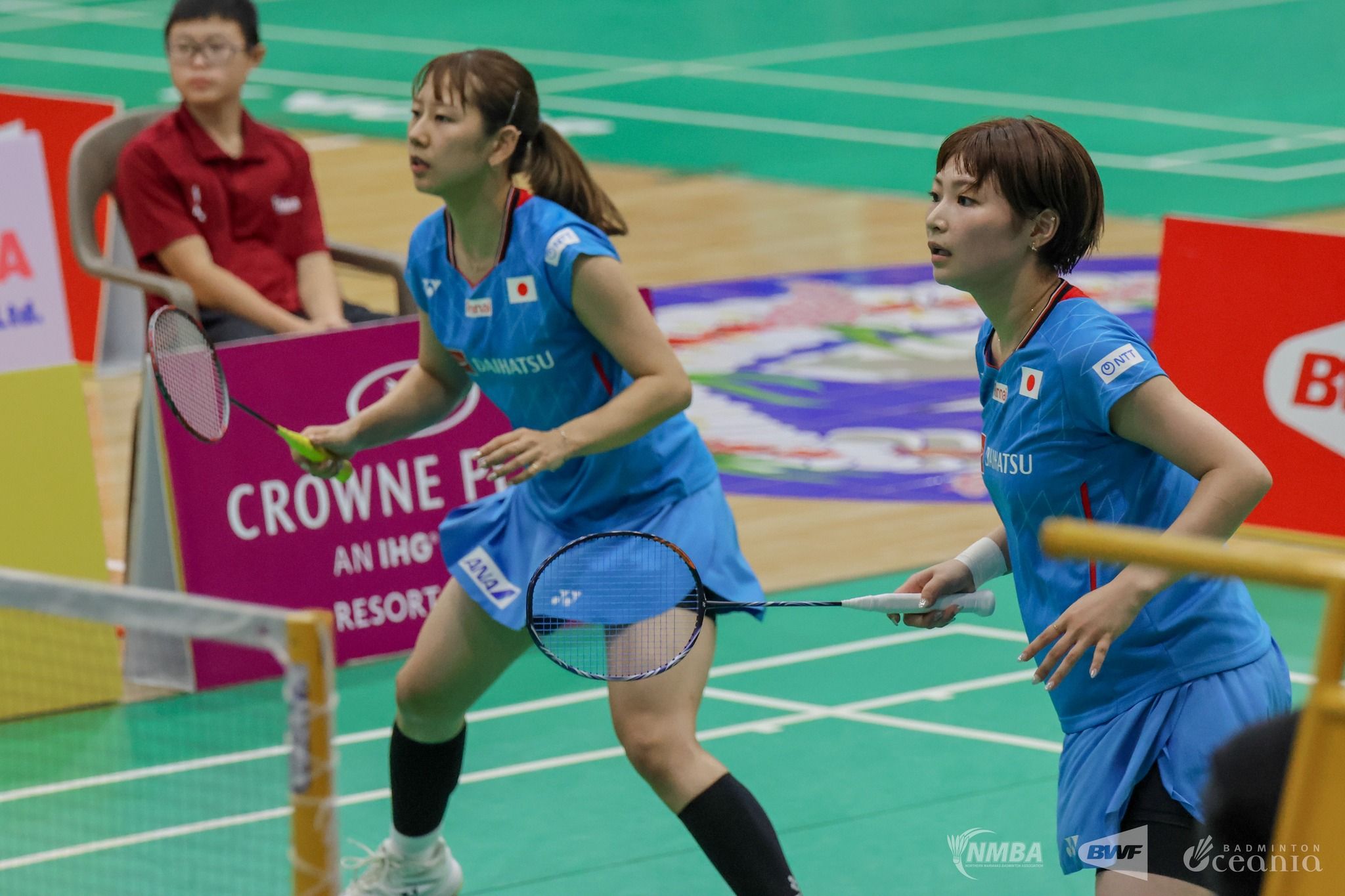 SuzukiYamakita Hinata Suzuki and Nao Yamakita in the semifinals